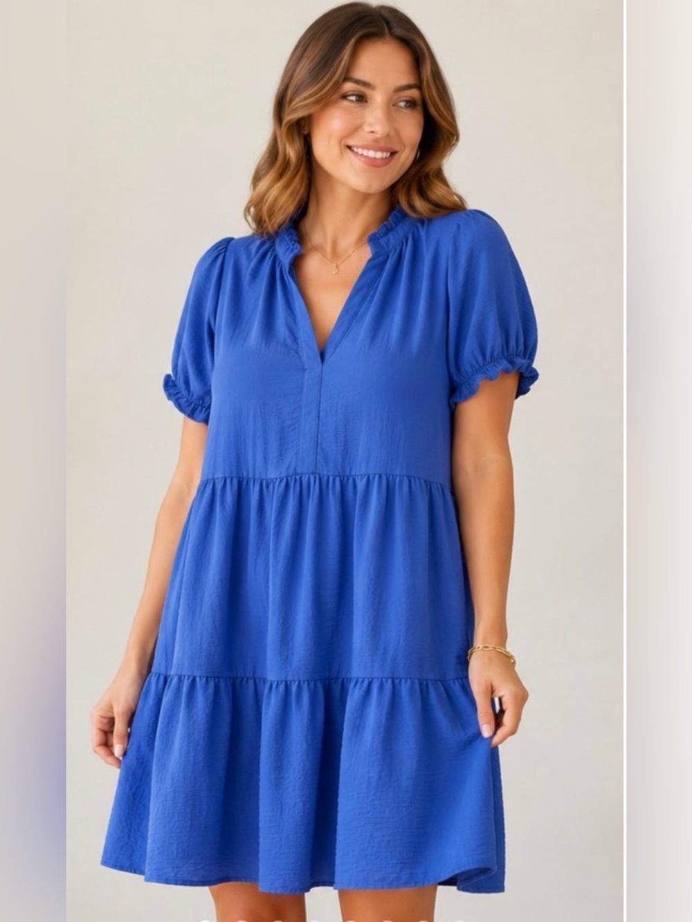 CeCe Gauzy Babydoll Dress
